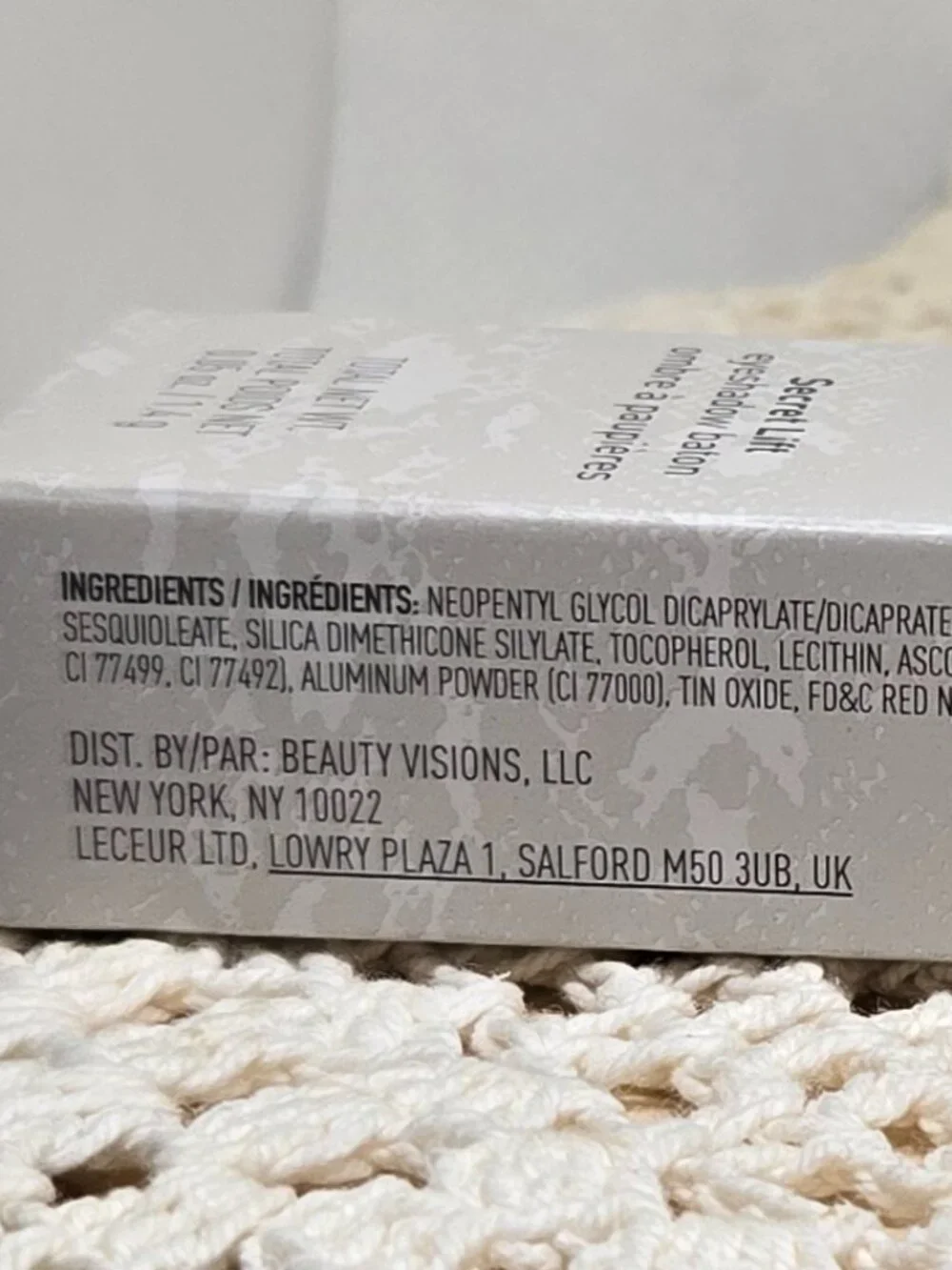 NIB Mally Secret Lift Eyeshadow Baton Double Ended 